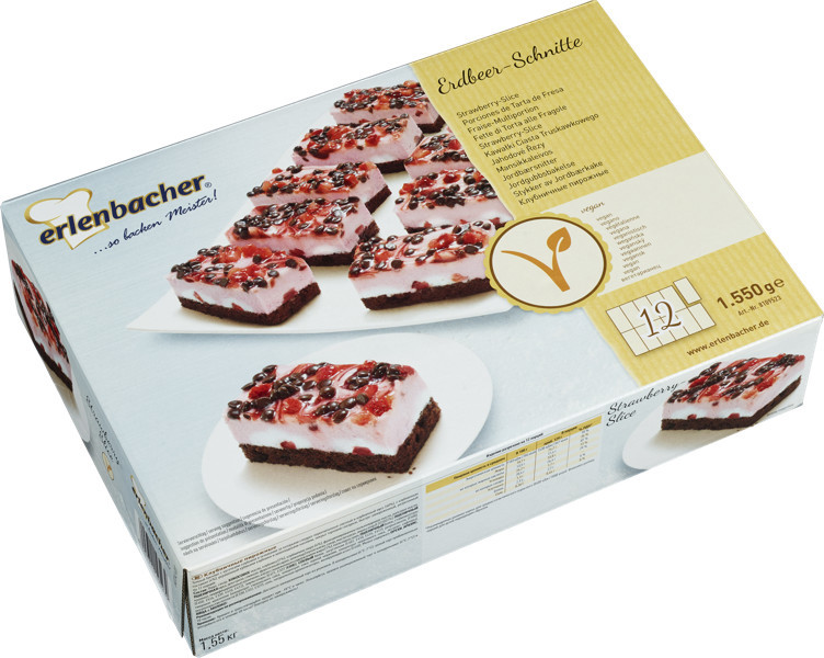 Strawberry slices vegan    1550g