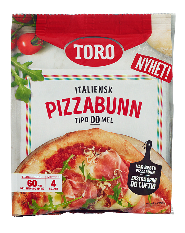 Toro pizzabunn italiensk 400g
