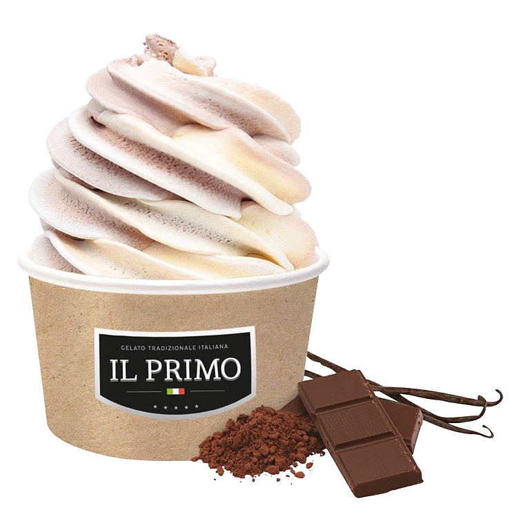 Iskrem sjokolade & vanilje 18x120g