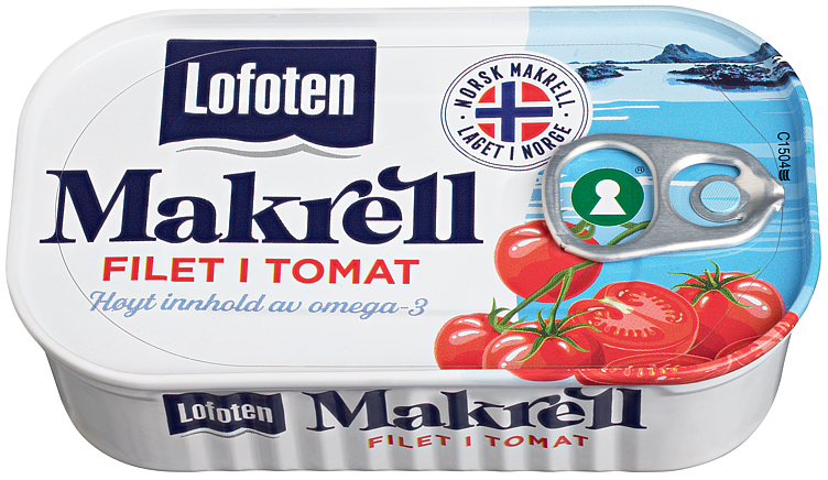 Makrell i tomat original 110g