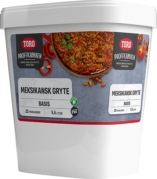 Meksikansk gryte  1265g  5,5l