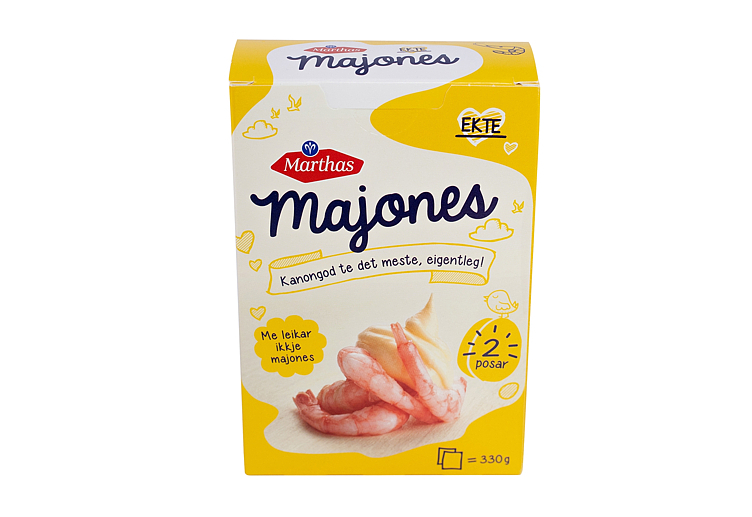 Ekte majones sjaktel   2x165g