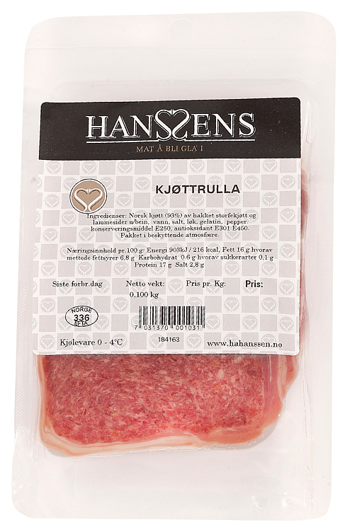 Kjøttrulla skivet  100g