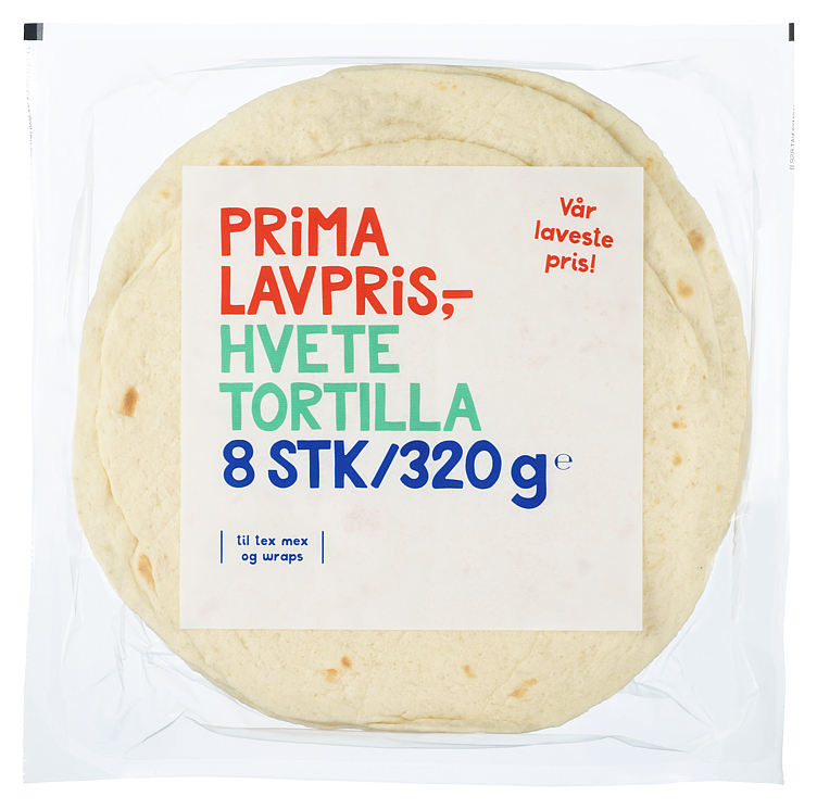 Tortillas hvete   8pk   320g