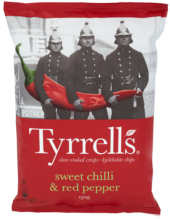 Tyrrells sweet chilli & red pepper   150g