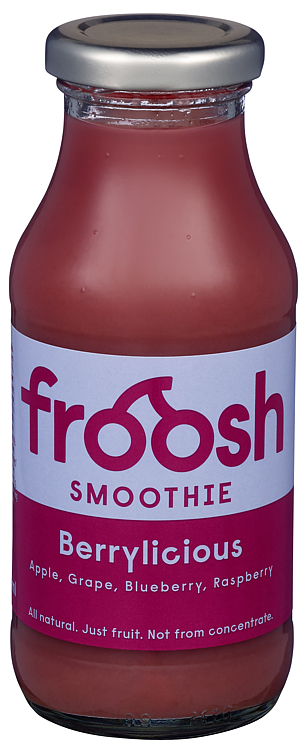 Smoothie blåbær og bringebær   250ml
