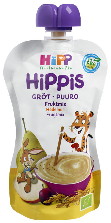 Hipp hippis grøt fruktmix 6m  100g