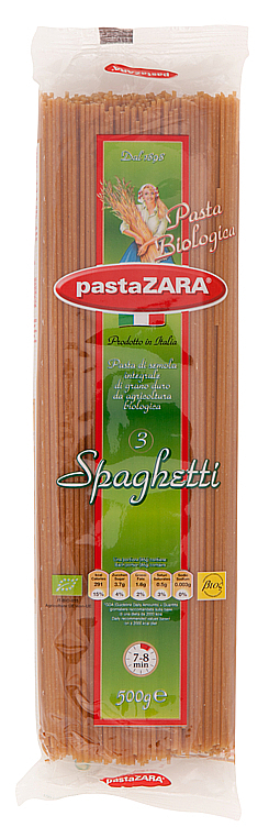 Spaghetti fullkorn intergrale økologisk  500g