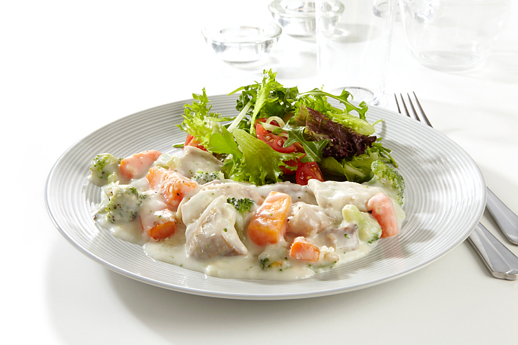 Seigryte creative m/grønnsaker i ostesaus 1,8kg