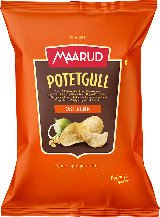 Potetgull ost & løk   200g