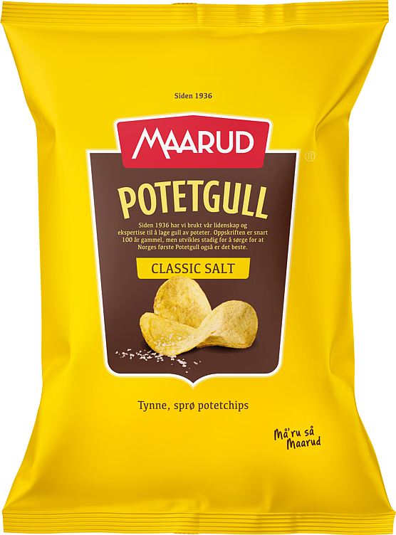 Potetgull classic salt  240g
