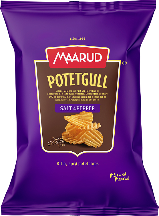 Potetgull salt & pepper  250g