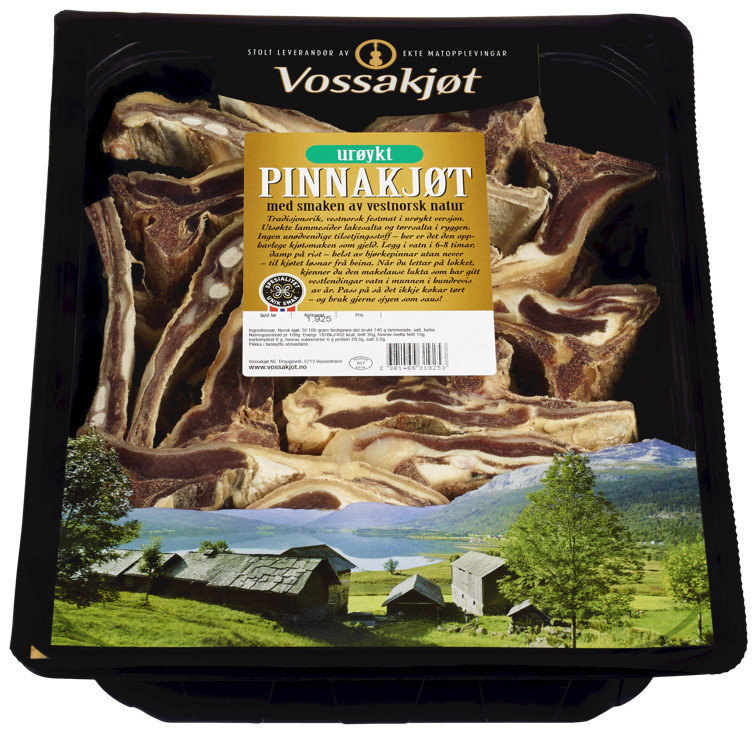 Pinnakjøt urøykt kutta   50xca1,8kg  k g