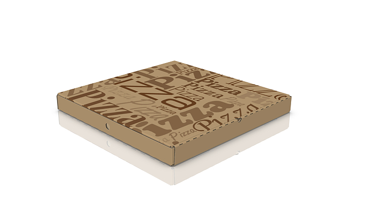 Pizzaeske brun/hvit klasse 24  41cm   stk