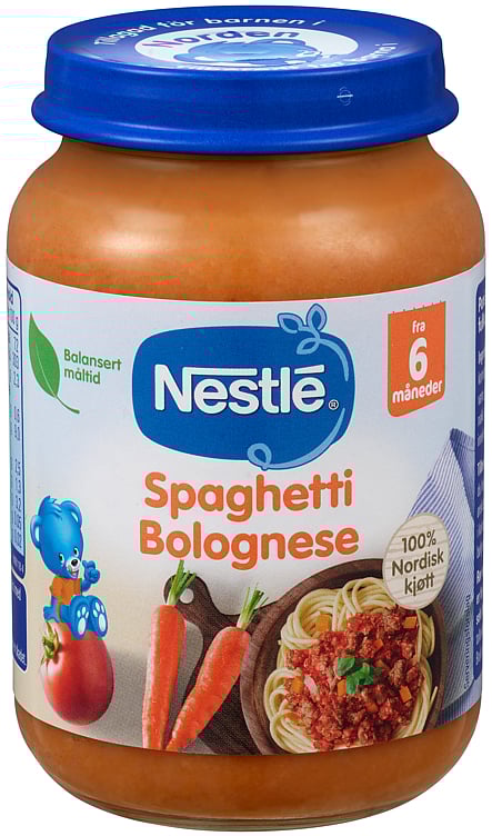 Naturnes spaghetti bolognese 6m økol.   190g