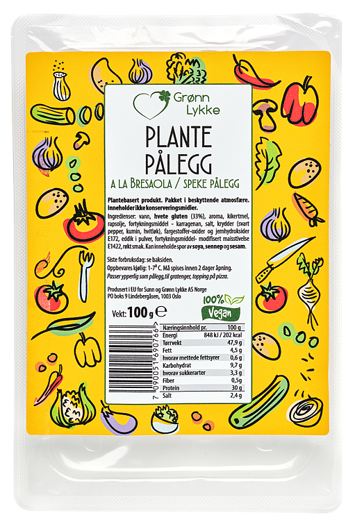 Plante pålegg a la bresaola   100g