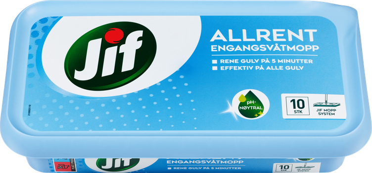 Jif engangsvåtmopp allrent  10stk