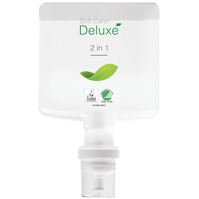 Soft care deluxe 2in1 hår- og kroppsvarsk  1300ml