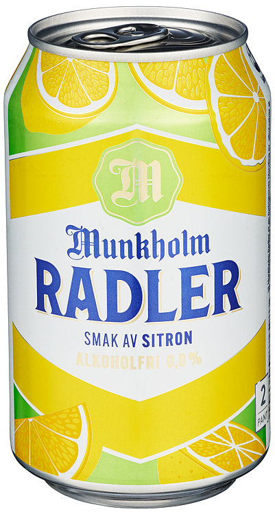 Munkholm radler sitron bx  24x33cl