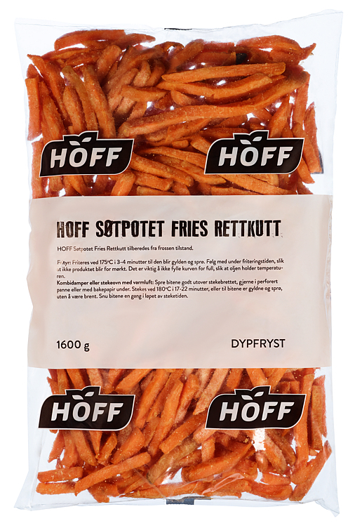 Søtpotet fries rettkutt  1,6kg