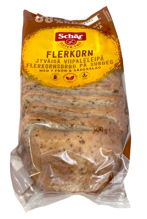 Brød flerkorn glutenfri   300g