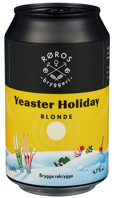 Røros bryggeri yeaster holiday   4,7%   24x33cl