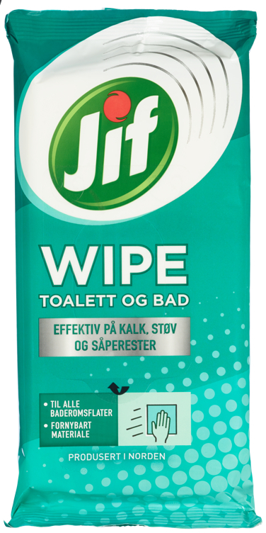 Jif wipe toalett og bad  30stk