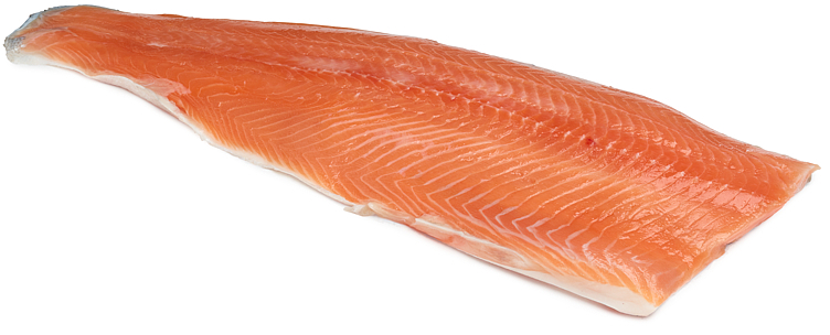 Atlantisk laks fryst filet trim c 0,6-1,0kg ivp   kg
