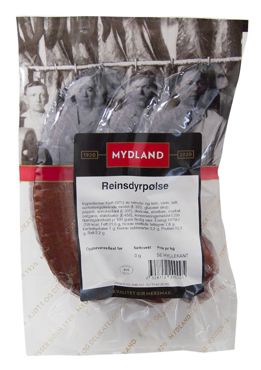 Reinsdyrpølse  kg