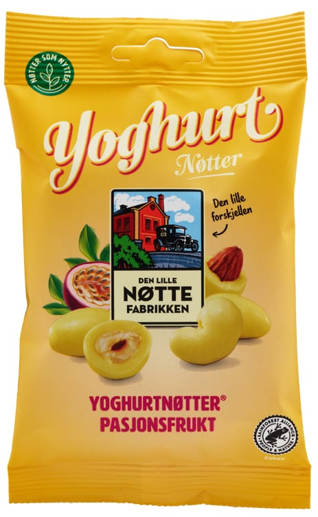Yoghurtnøtter pasjon  70g