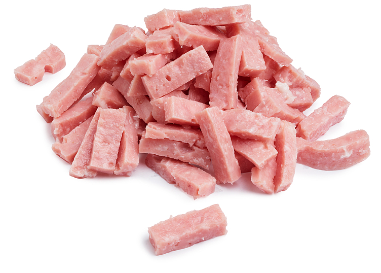 Pizzatopping av svin strimlet   kg