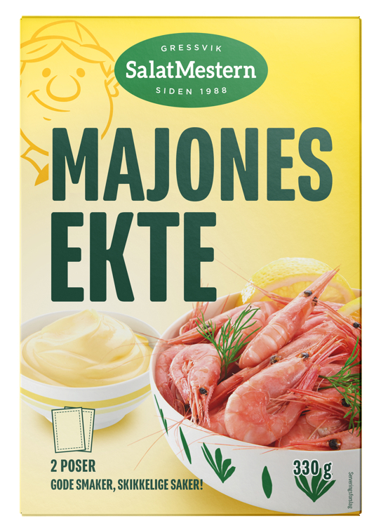 Majones ekte dobbel sm  330g