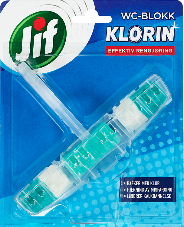 Jif klorin wc-blokk med klor  40g