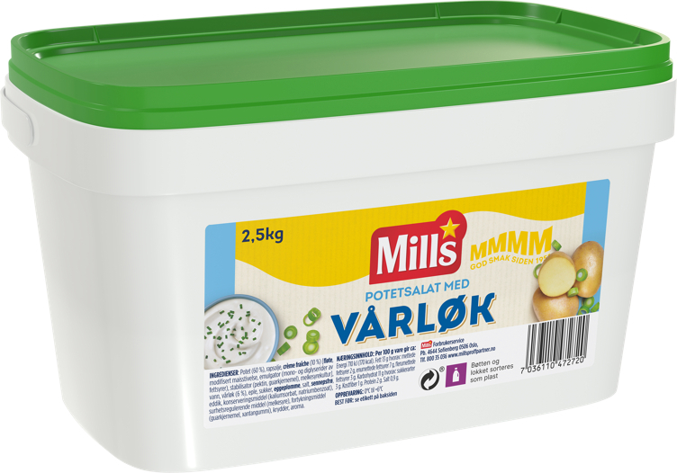 Potetsalat vårløk cf  2,5kg