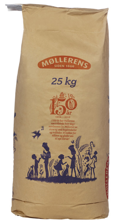 Speltmel sammalt sekk  25kg