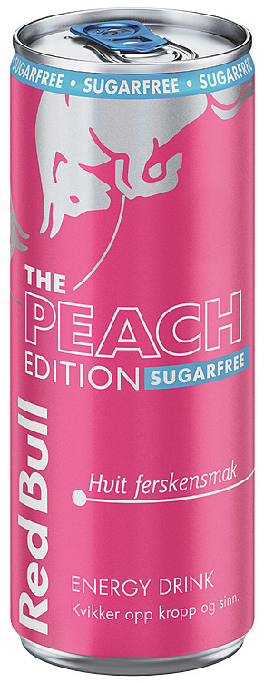 Red bull summer edition sukkerfri hvit fersken   24x250ml