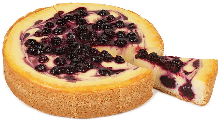 Blueberry cheescake oppd. 12stk  1950g