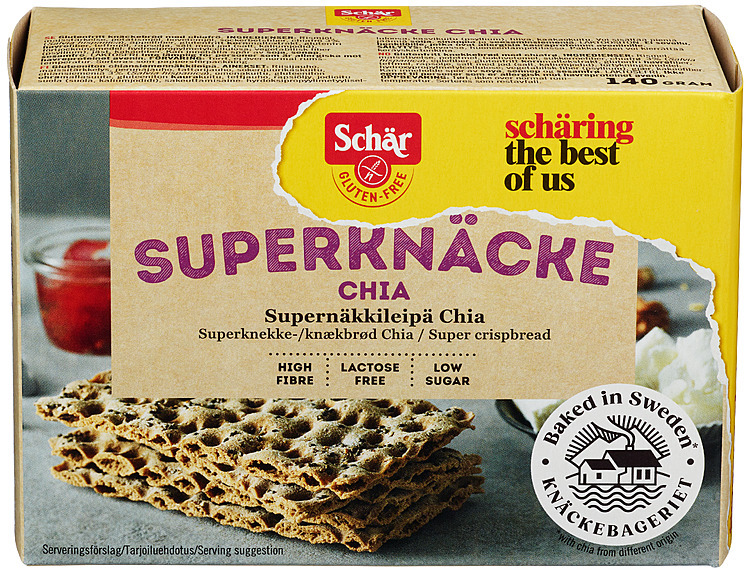 Superknäcke chia  140g