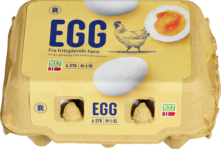 Egg m/l/xl  6stk  402g