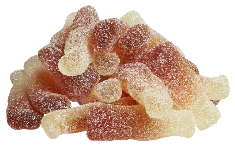 Sure colaflasker løsvekt  3,25kg