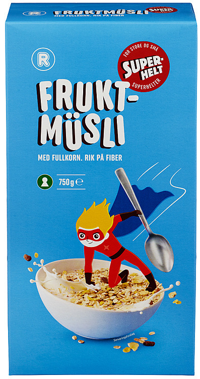 Müsli m/rosiner & banan  750g