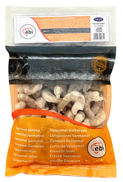 Scampi 16/20 rå u/ skall vm  750g