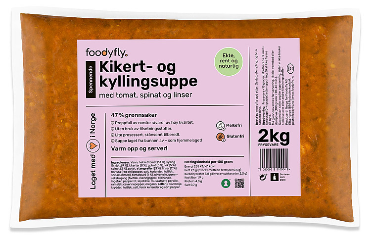 Kikert og kyllingsuppe  2kg