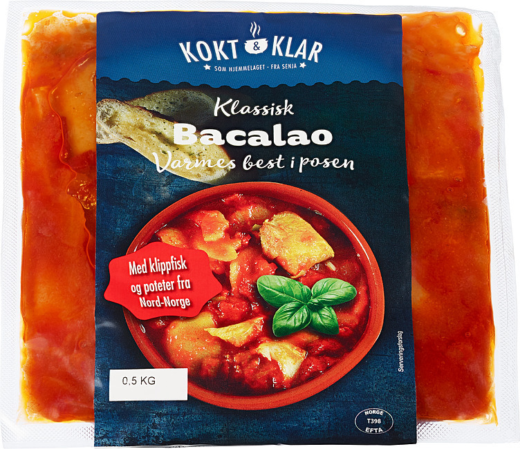 Bacalao kokt og klar  500g