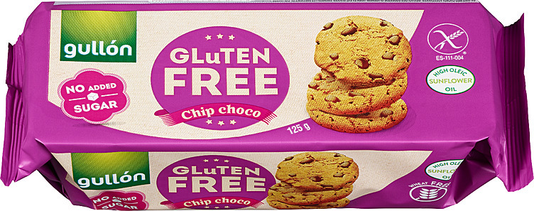 Chip choco glutenfri   125g