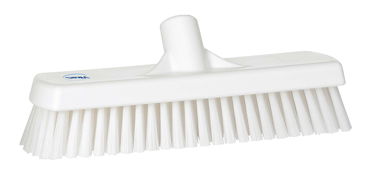 Gulvbørste hvit, stiv    30cm   stk