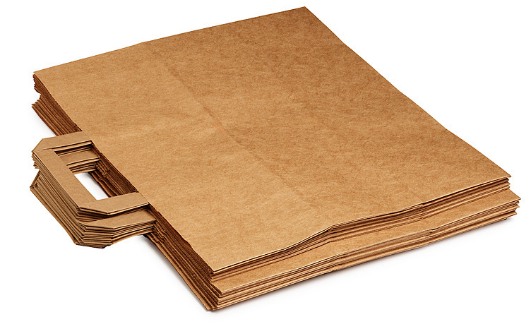 Bærepose papir brun 35x17x29cm  250stk