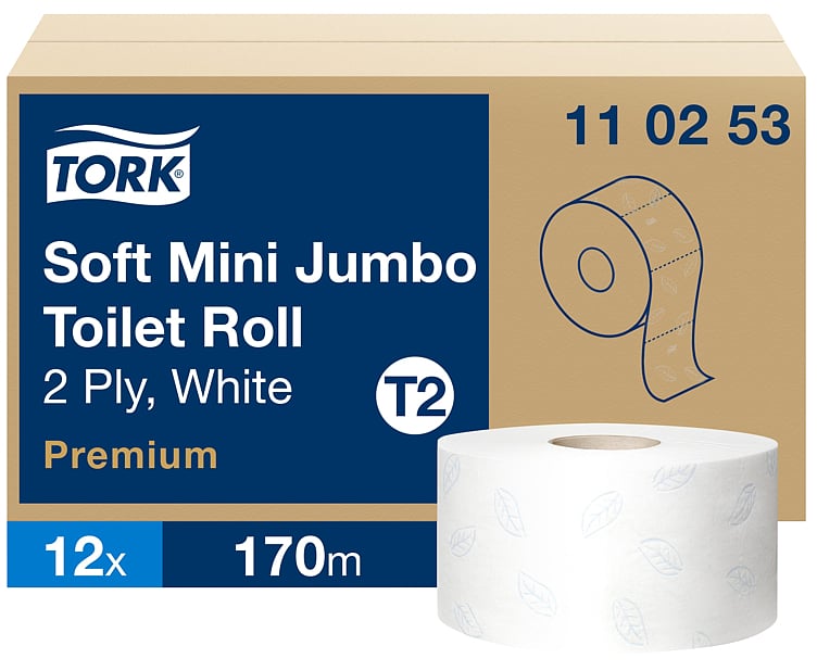 Toalettrull mini jumbo myk 2-lag (t2)   12stk