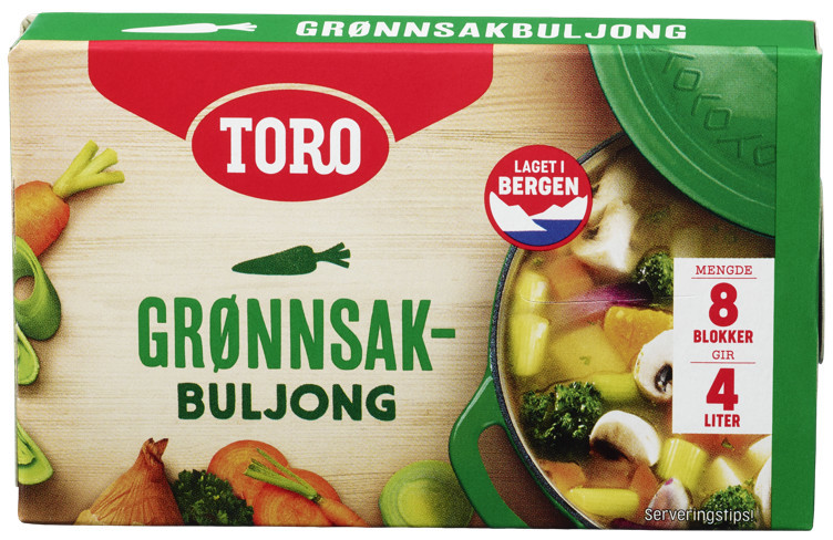 Grønnsaksbuljong blokk  80g