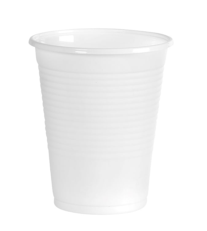 Plastbeger hvit 21cl pp  100stk